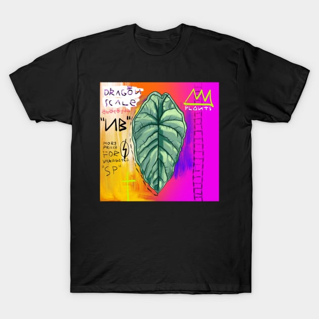 Alocasia Dragon Scale T-Shirt by King_Arief